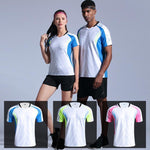 New Tennis shirt Women/Men's Sports shirt pol o Badminton wear shirts Women Men Table volleyball