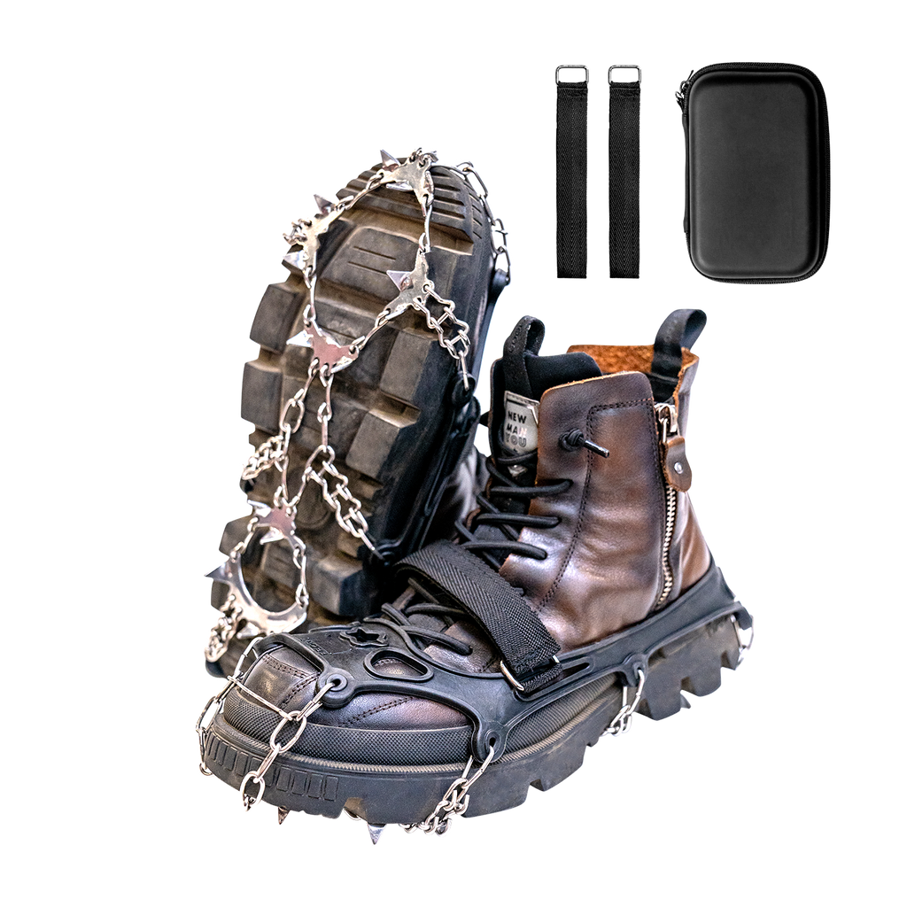 funwater-crampons-for-hiking-boots-shoes-ice-cleats-traction-snow-grips-anti-slip-18-stainless-steel-spikes-fishing-walking-climbing-mountaineering-safe-protect