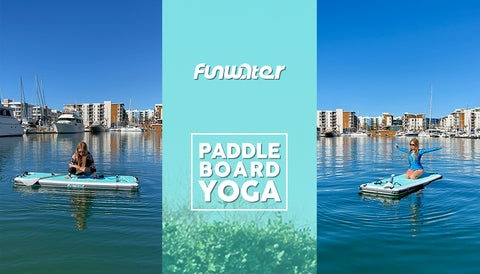 Funwater inflatable yoga paddle board