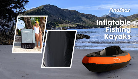 Funwater inflatable fishing kayak for 2 person