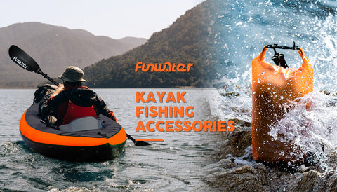Funwater inflatable kayak fishing accessories waterproof dry bag