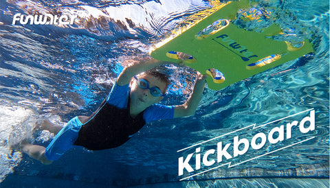 Funwater swim kickboard for kids