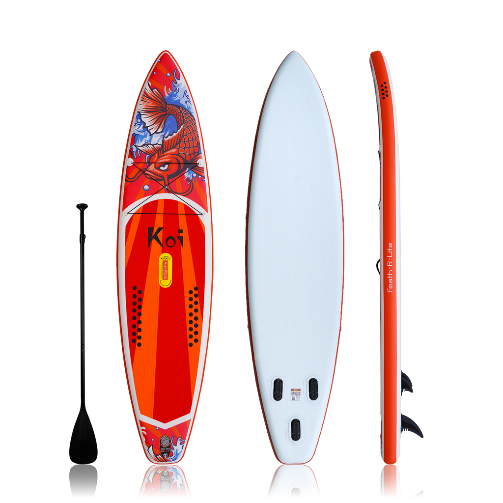 funwater-summer-feath-r-lite-paddle-board-koi-fish-fashion-3-fins-touring-surfing-waterproof-affordable-leisure