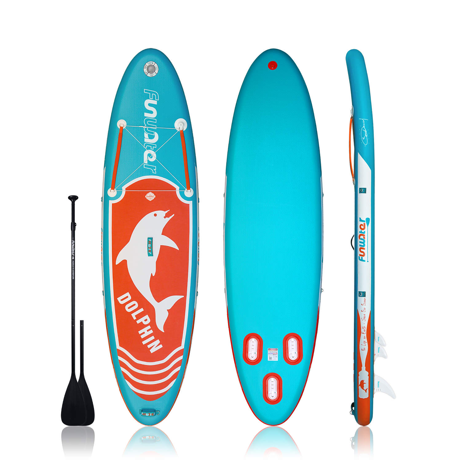 Dolphins 10'6" Inflatable Paddle Board