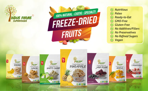 indus farms freeze dried fruits