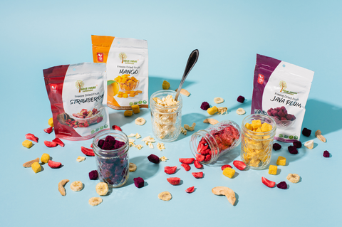 indus farms freeze dried fruit snack