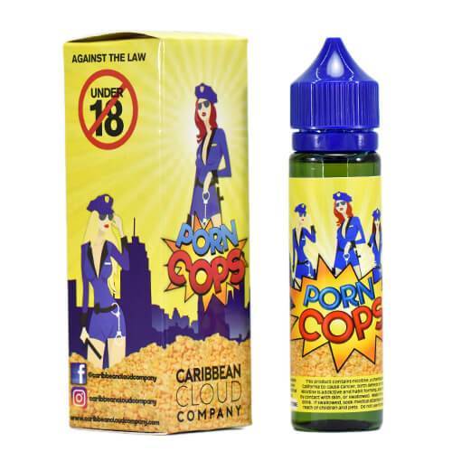 Porn Vapor Bottles - Caribbean Cloud Company eJuice - Porn Cops Original â€“ SIMPLY VAPOR