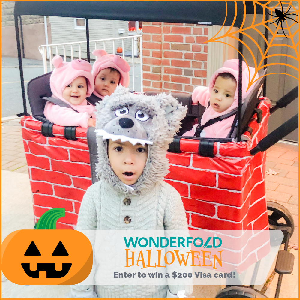 wonderfold halloween holiday stroller wagon costume idea