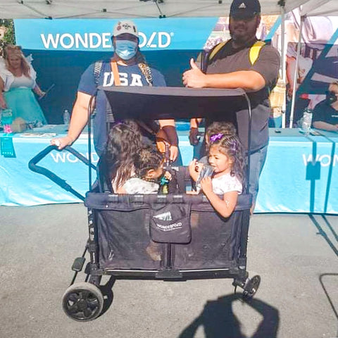 LA Zoo WonderFold Wagon Family