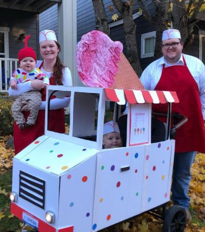 Ice cream Truck Halloween Wagon Costume