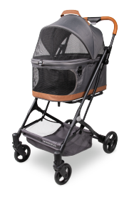 Pet stroller in glacier grey