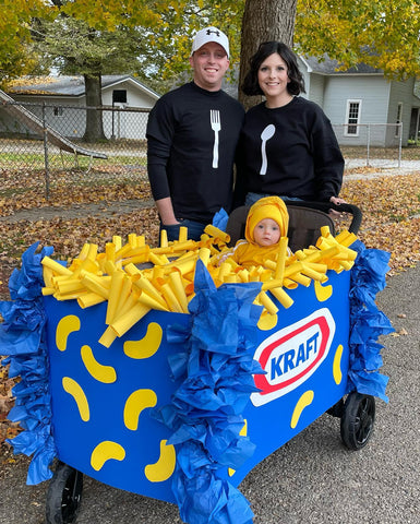 Kraft Mac N Chz Halloween Costume Wagon