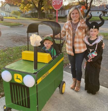 Tractor Halloween Wagon Costume