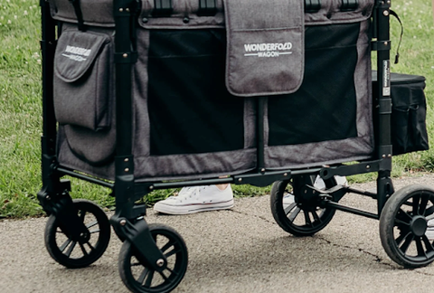  the WonderFold wagon range has storage capacity in the front, center and back for creative ideas