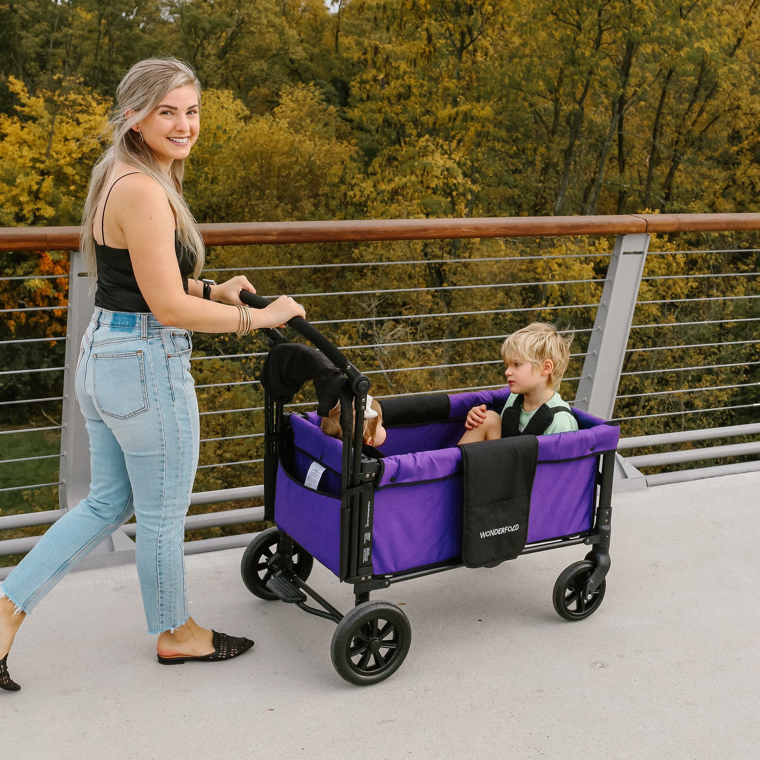 W1 Original Double Stroller Wagon (2 Seater)