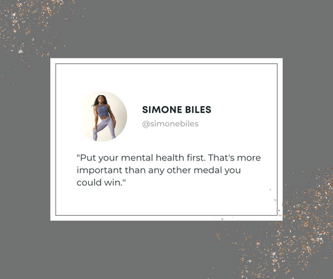 Simone Biles on mental health