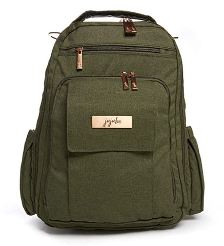 Diaper Backpack - Luxury Golden Foliage Navy - Azulna