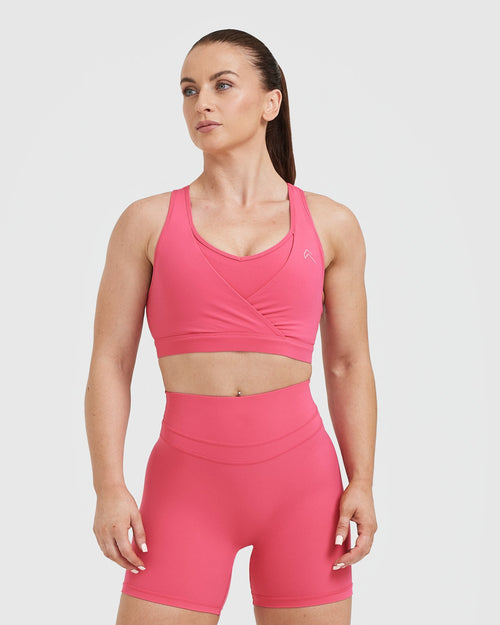 roupas br Oner Active bralette lounge clássico pau-rosa 8488X2183