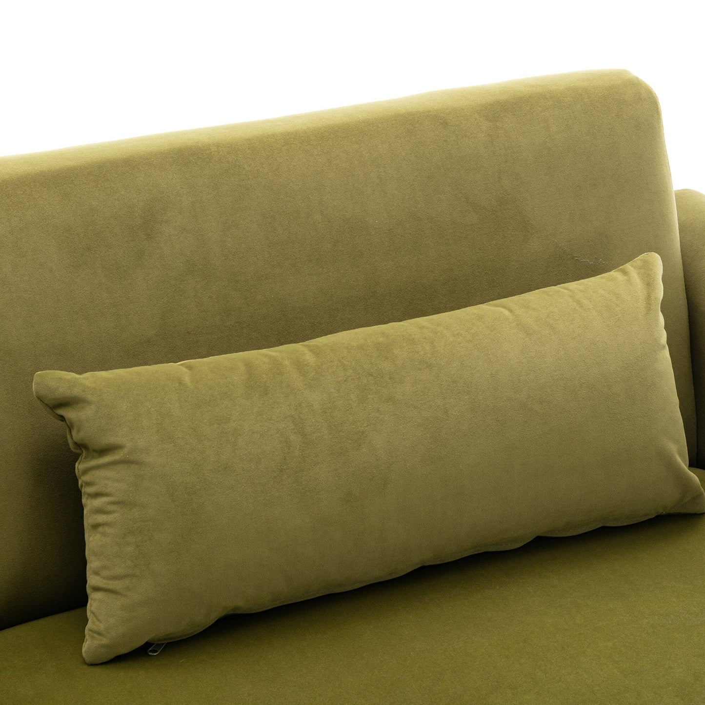Velvet  Sofa , Accent sofa .loveseat sofa with Metal  feet