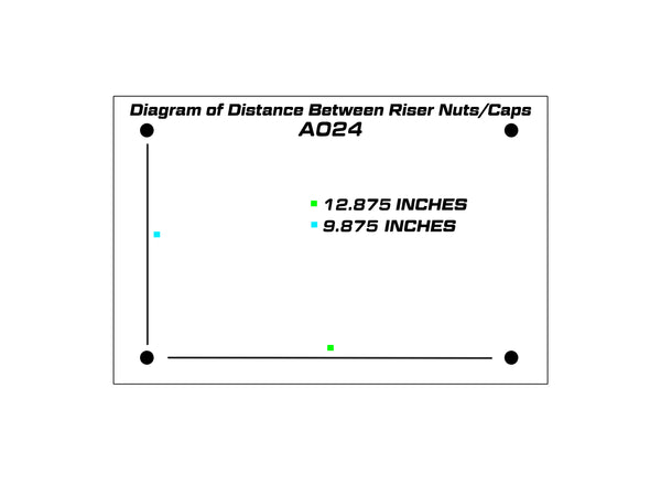 A024 Base with Risers Diagram