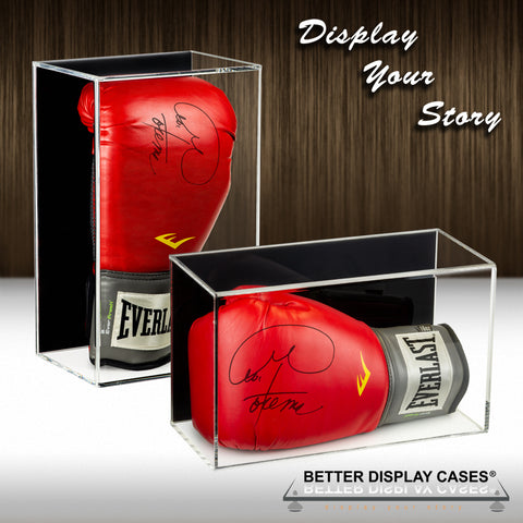 HIGH QUALITY clear acrylic display box; memorabilia cube comes fully assembled