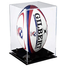 Better Acrylic Display Case Showcase Regulation Rugby Ball Protect Collectible Sports Memorabilia