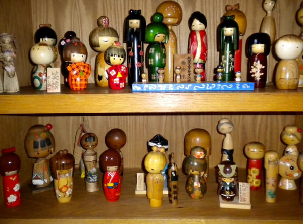 Japanese Wooden Dolls named Kokeshi