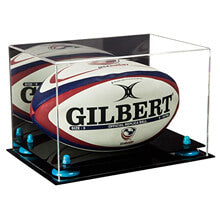 Better Acrylic Display Case Showcase Regulation Rugby Ball Protect NFL Collectible Sports Memorabilia