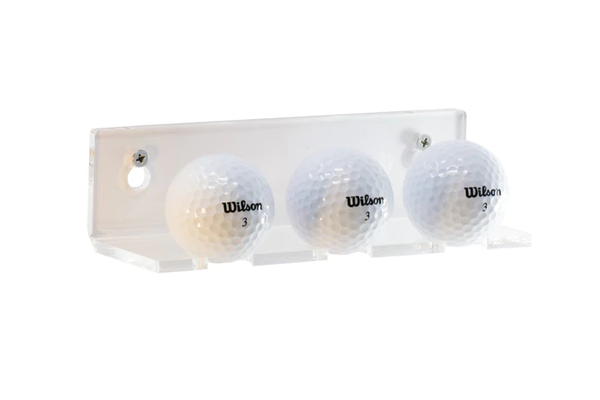 Acrylic Sports Ball Shelves - Golf Balls