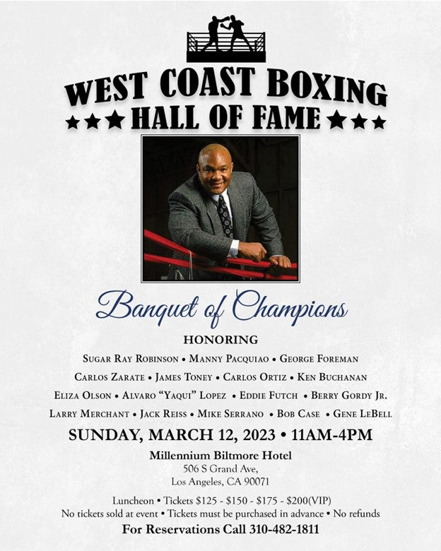 West Coast Boxing Hall of Fame