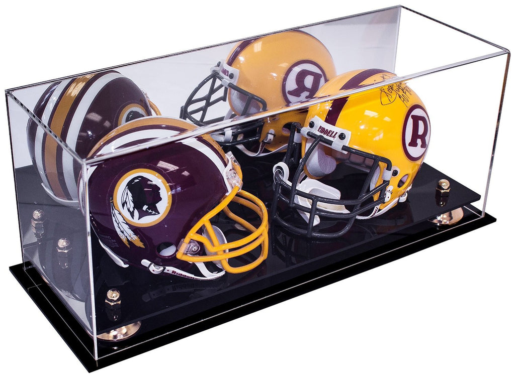 Acrylic Double Mini Football Helmet 