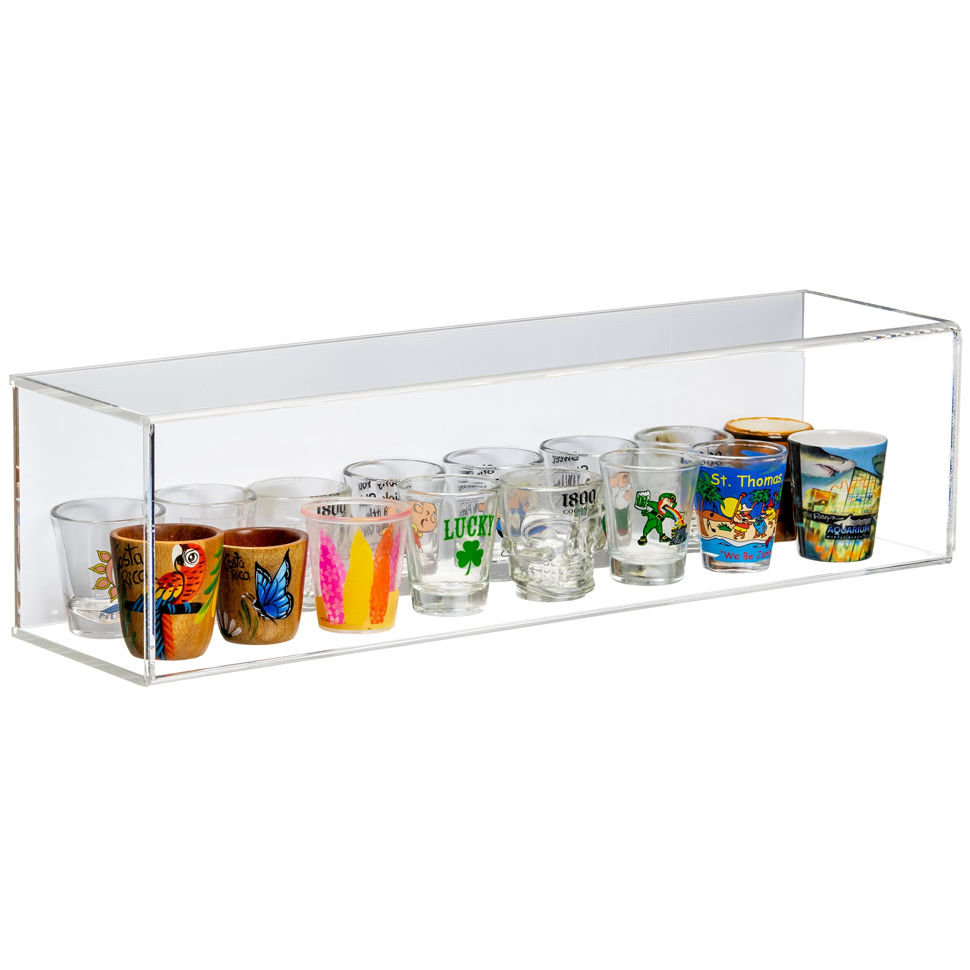 Shot Glass Acrylic Display Case Better Display Cases