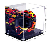 Better Display Cases: Motocross Helmet Mirrored Display Case