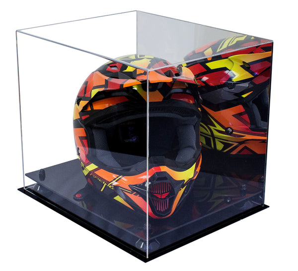 Better Display Cases: Motocross Helmet Mirrored Display Case