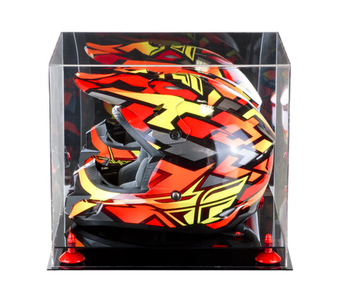 Better Display Cases: Motocross Helmet Mirrored Display Case