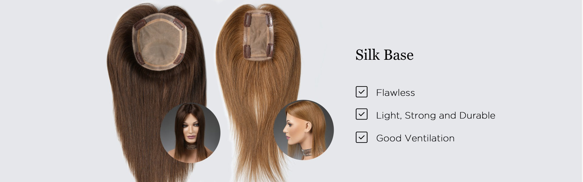 Buy Ultra Deluxe Silk Base Toppers For Women (Low Cost) | LilyHair®