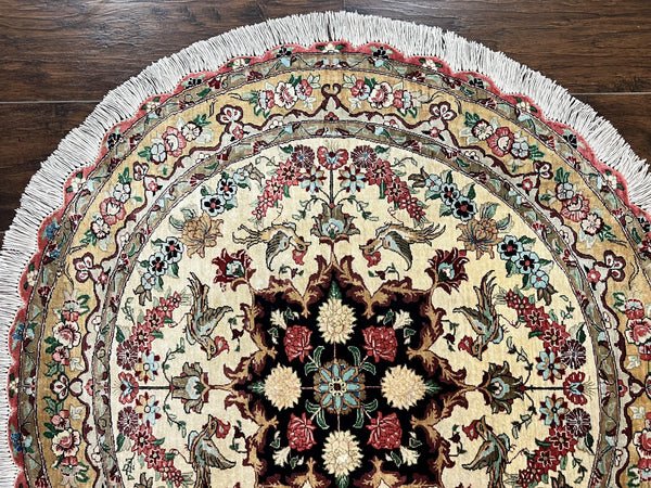 9498-5x5-Round-Traditional-Rug – Oriental Rug Palace