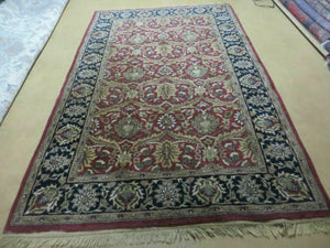 5' X 8' Hand Tufted India Jaipur Floral Oriental Wool Rug Par Ingo Carpet - Jewel Rugs