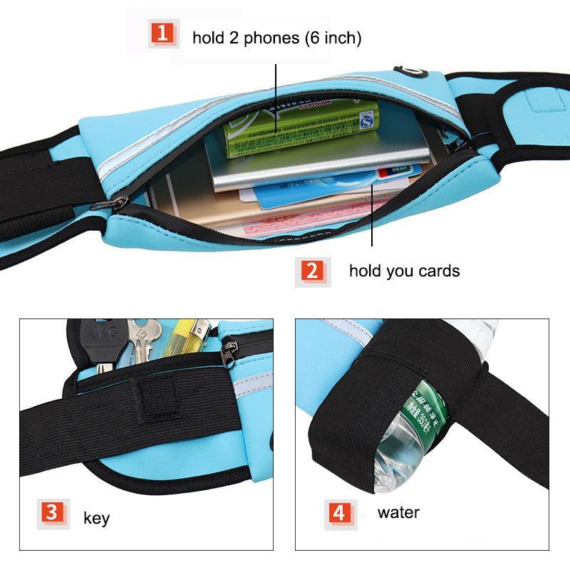 YUYU Waist Bag Belt Bag Running Waist Bag Sports Portable Gym Bag Hold -  salmanninotailo-store