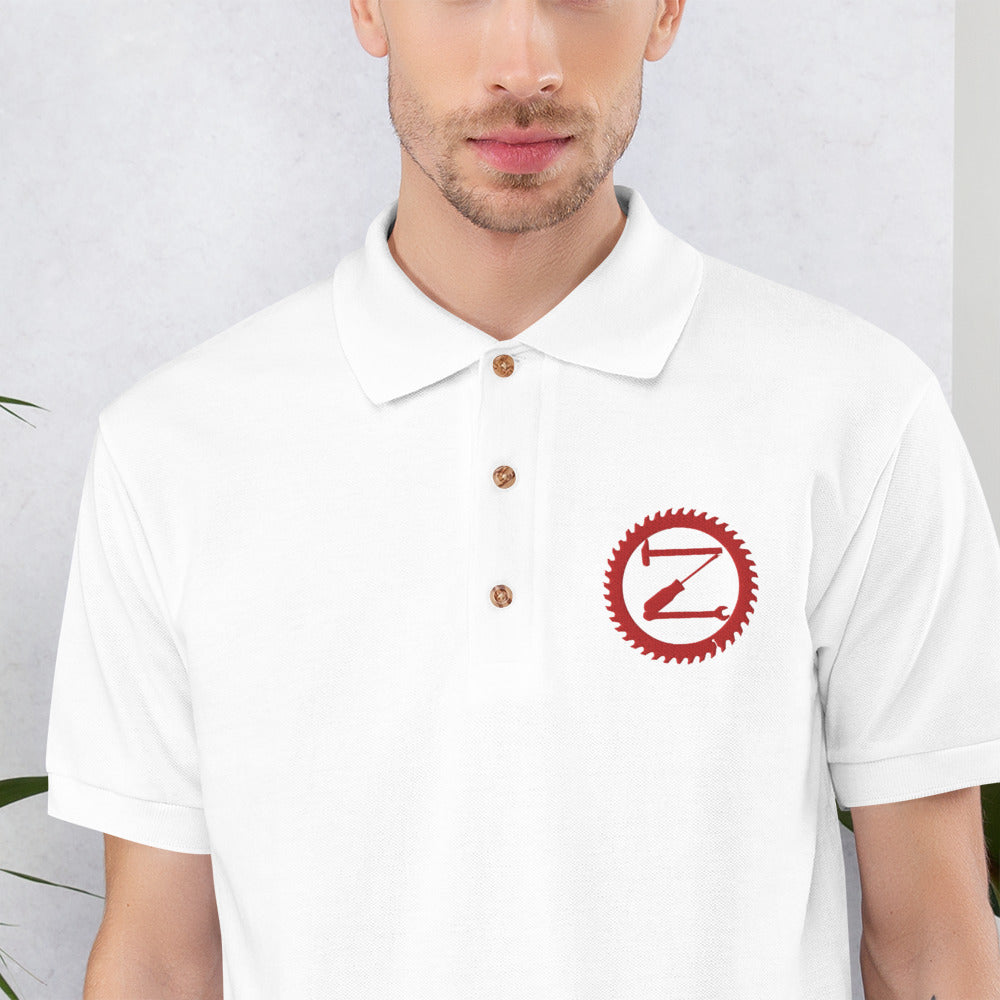 Zed Maker Logo Embroidered Polo Shirt
