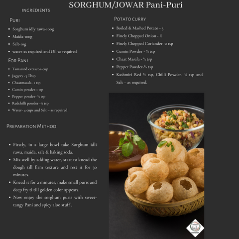 SORGHUM/JOWAR Pani-Puri