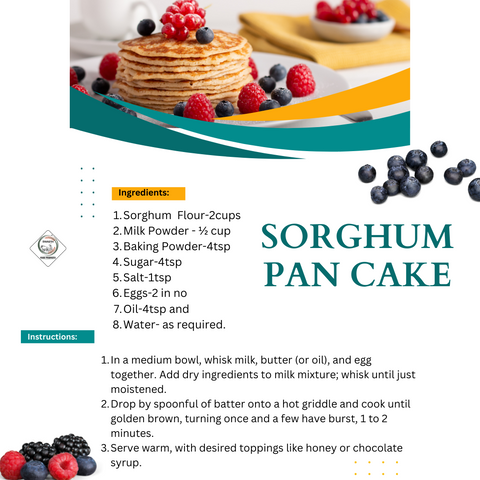 SORGHUM / JOWAR PAN CAKE