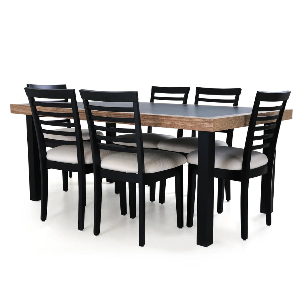 Ethan (L-G) 6 Person Dining Table (LF-130) | Habitt