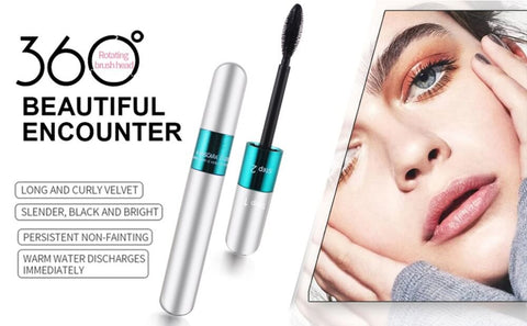 4D Silk Fiber Lash Mascara 2 in 1 Mascara For Natural Lengthening And Thickening Effect