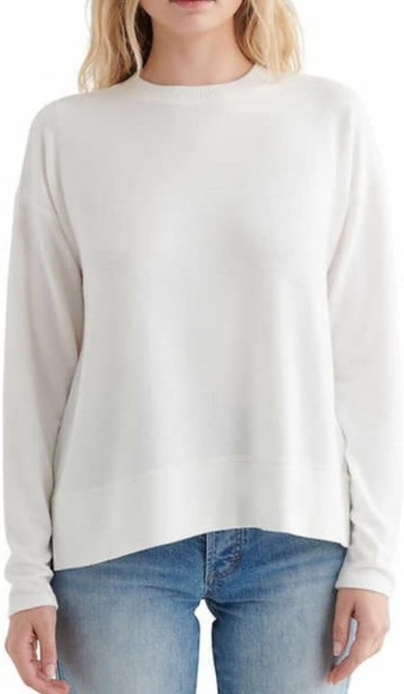 Lucky Brand Women's Square Neck Short Sleeve Top