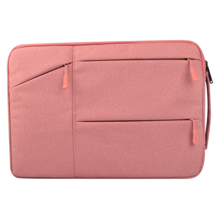 Afbeelding van Universal Multiple Pockets Wearable Oxford Cloth Soft Portable Simple Business Laptop Tablet Bag, For 15.6 inch and Below Macbook, Samsung, Lenovo, Sony, DELL Alienware, CHUWI, ASUS, HP (Pink)