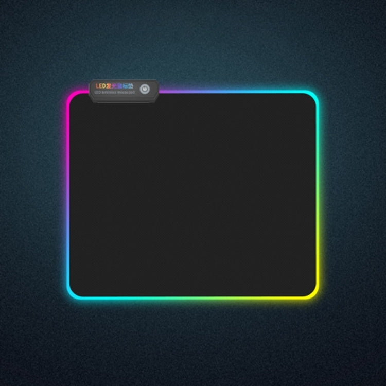 Afbeelding van MONTIAN Colorful LED Light Thickening Lock Keyboard Pad Game Mouse Pad, Size: 300 x 250 x 4mm