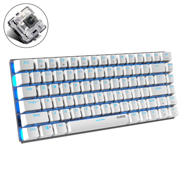 Afbeelding van Ajazz AK33 Laptop Computer Gaming Mechanical Keyboard (White Black Shaft)