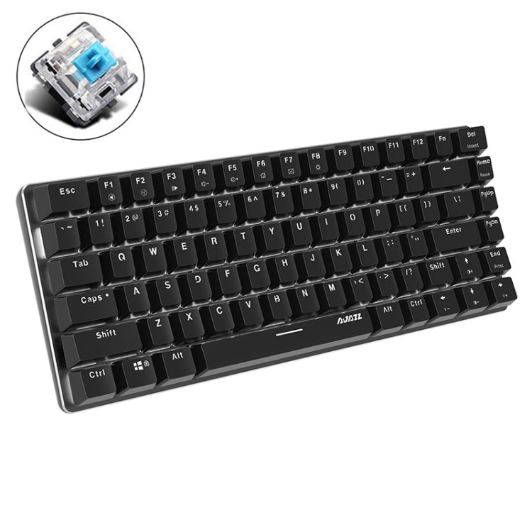 Afbeelding van Ajazz AK33 Laptop Computer Gaming Mechanical Keyboard (Black Blue Shaft)