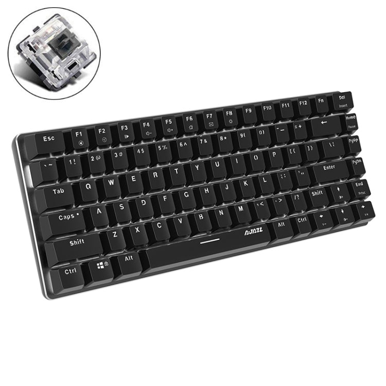 Afbeelding van Ajazz AK33 Laptop Computer Gaming Mechanical Keyboard (Black Shaft)